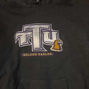 Champion ECO Fleece Hooded Sweatshirt Small Tennessee Tech Golden Eagles TTU